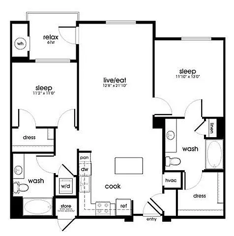 Floor plan B5