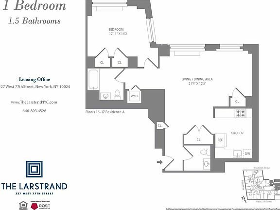 2nd image of 227 W 77th St APT 16A