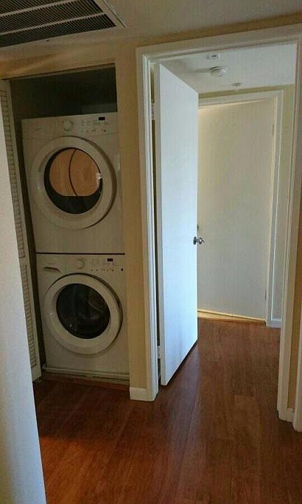 In-unit washer and dryer