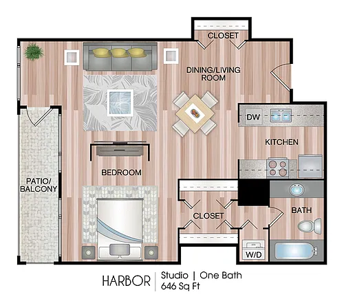 Floor plan Harbor