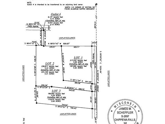 4th image of lot 2(5.44 Acres) 740th Avenue