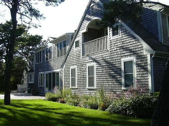 Rear view of home and patio