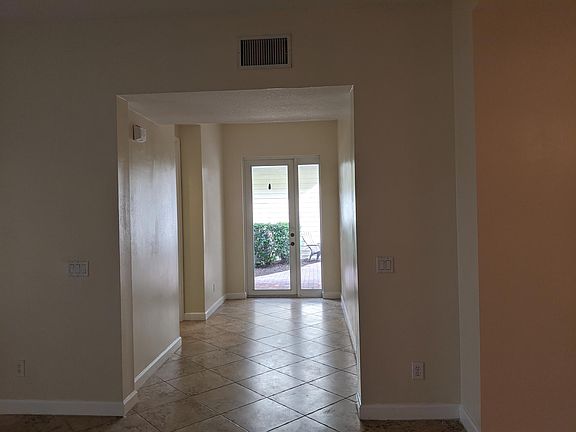 Interior main entry. Master Bedroom entry on the left.
