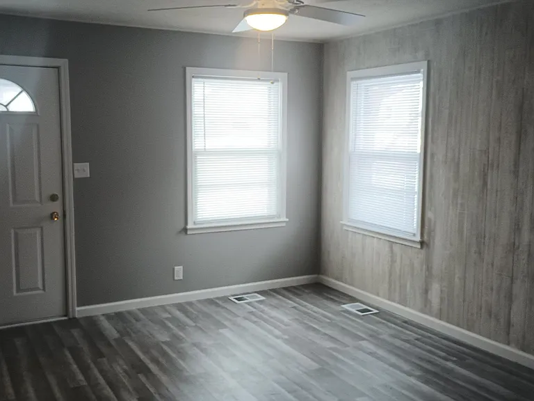 Living room facing front door