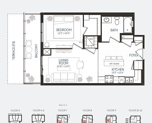 2nd image of 93 Arthur St S #911-812