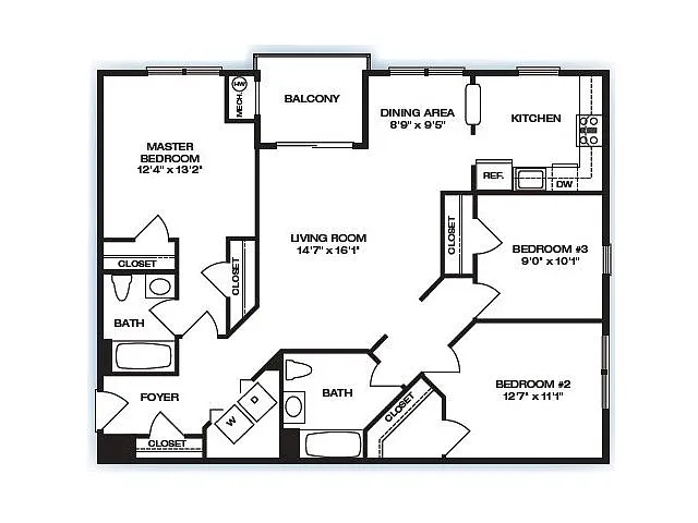 Floor plan The Newport