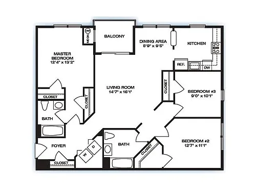 Floor plan The Newport