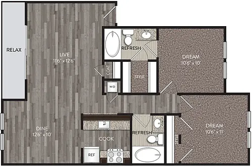 Floor plan B2