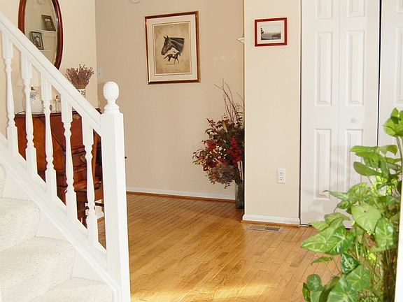Two Story Hardwood Foyer
