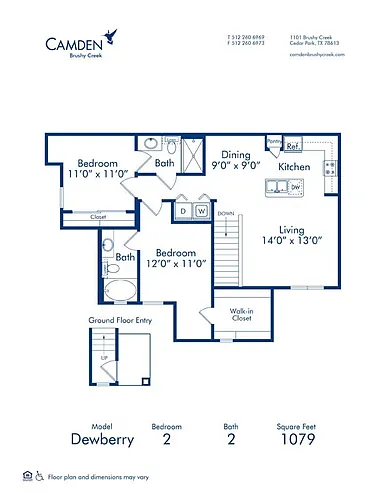 Floor plan Dewberry