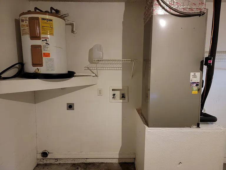 Washer and Dryer Hookups in the Garage