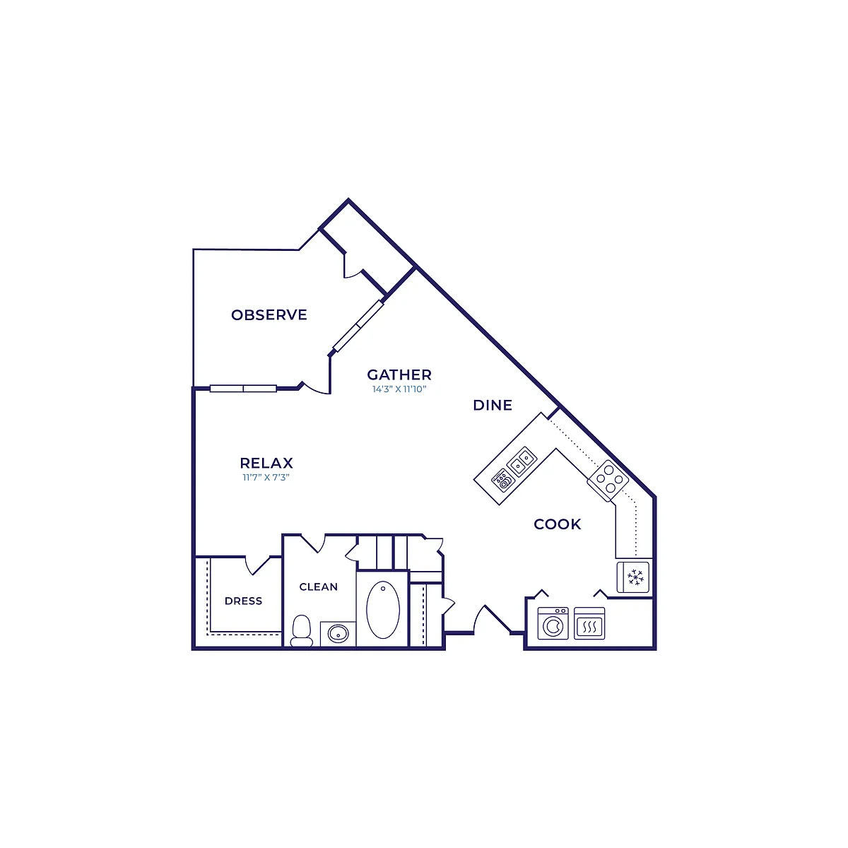 Floor plan Adams