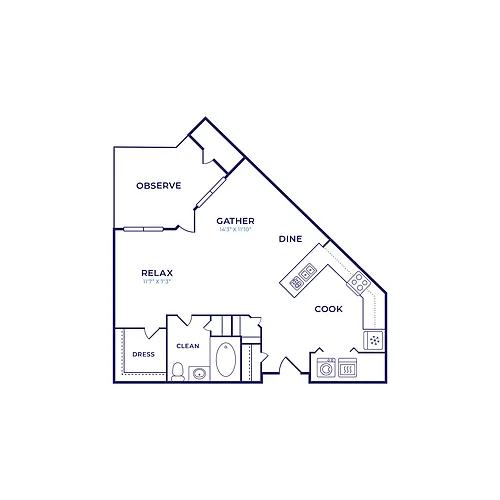 Floor plan Adams