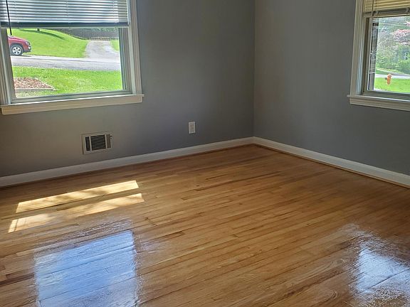 The main bedroom, located in the front of the house is 12 ft x 11.5 ft.