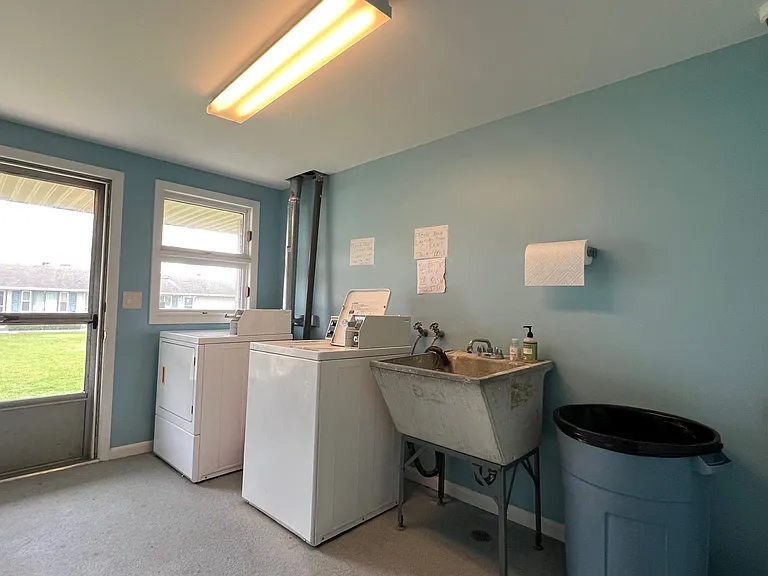 Coin laundry room (one in each building)