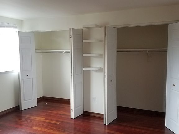Closets in master B/R