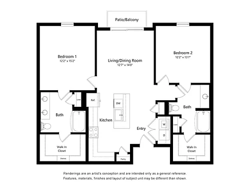 Floor plan 2B