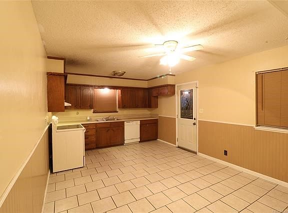 Dining area and Kitchen from Entry Hall