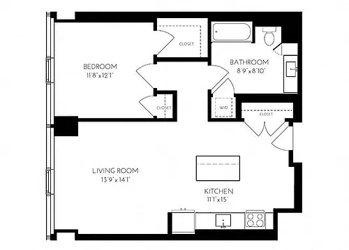 Floor plan 1 D - 1