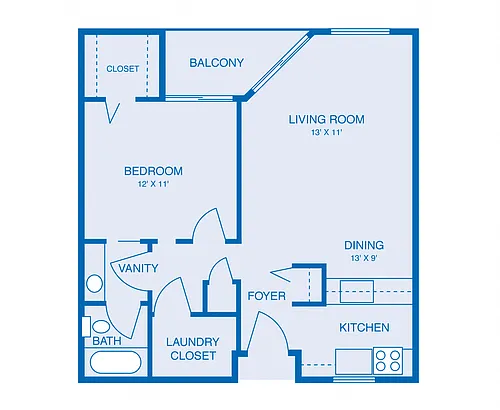 Floor plan Model A