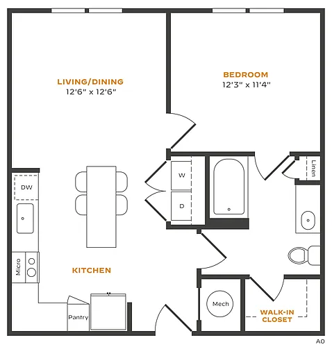 Floor plan A1