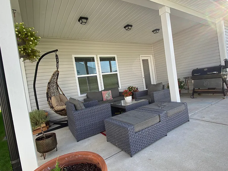 Covered Back Patio