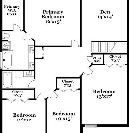primary bedroom
