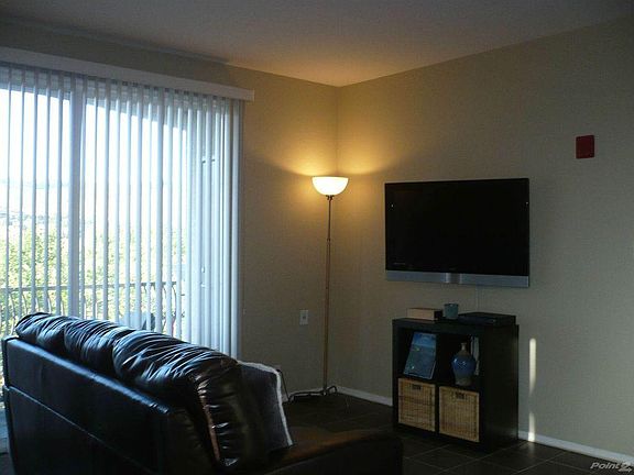 Living room with scenic view.