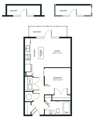 Floor plan S1C