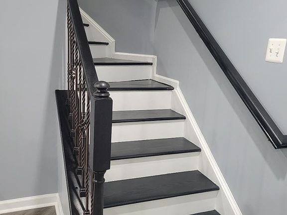 Stairs Leading into Finished Basement