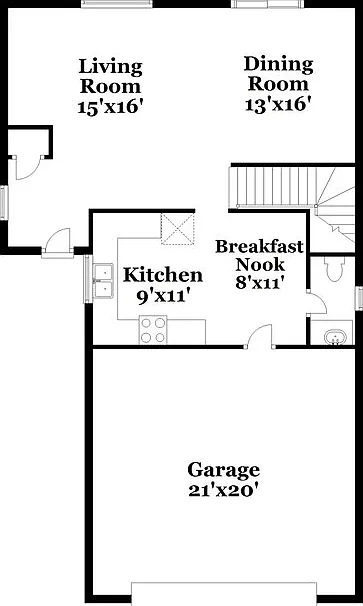 3 bed, 2.5 bath, 1736 sqft, $3,020 — Photo 2