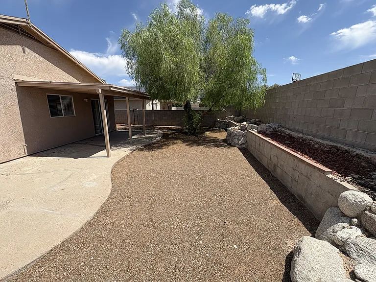 Rear yard