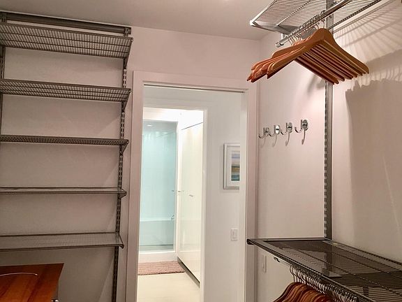 One of two walk in closets.