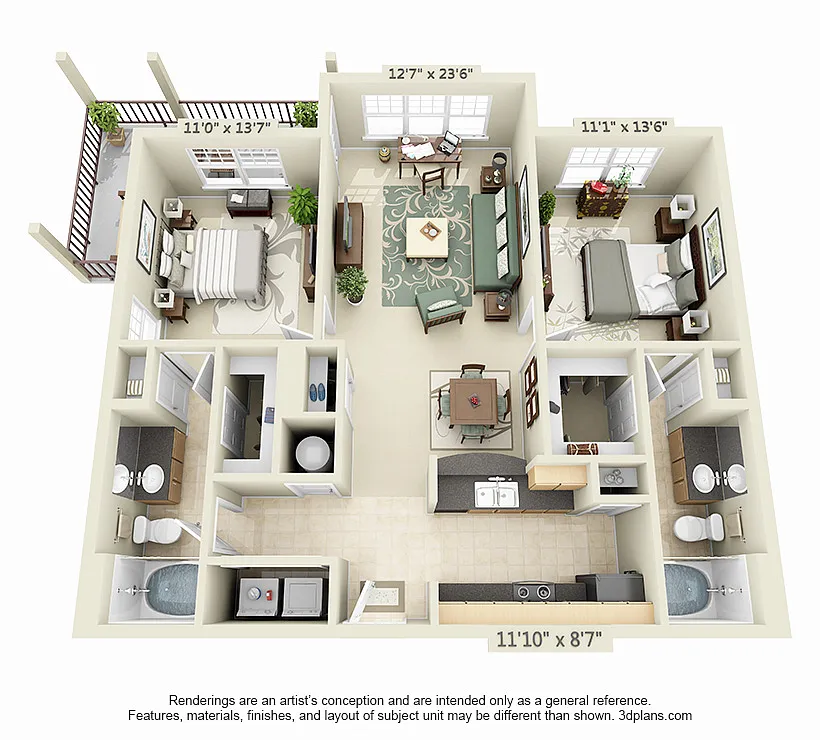 Floor plan Santa Cruz
