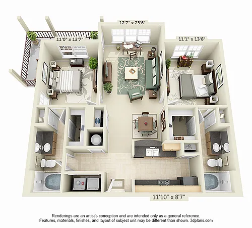 Floor plan Santa Cruz- Renovated