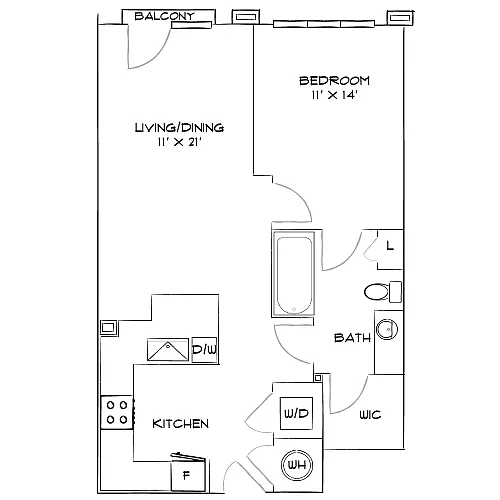 Floor plan Design 1P