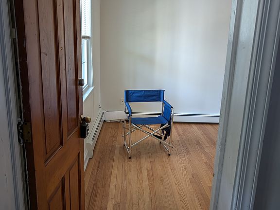 Fron outside of apartment front door. The chair will not be there.
