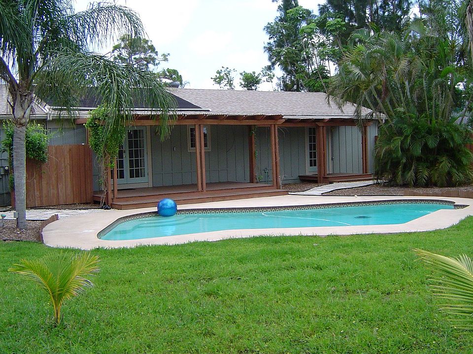 Fenced back yard