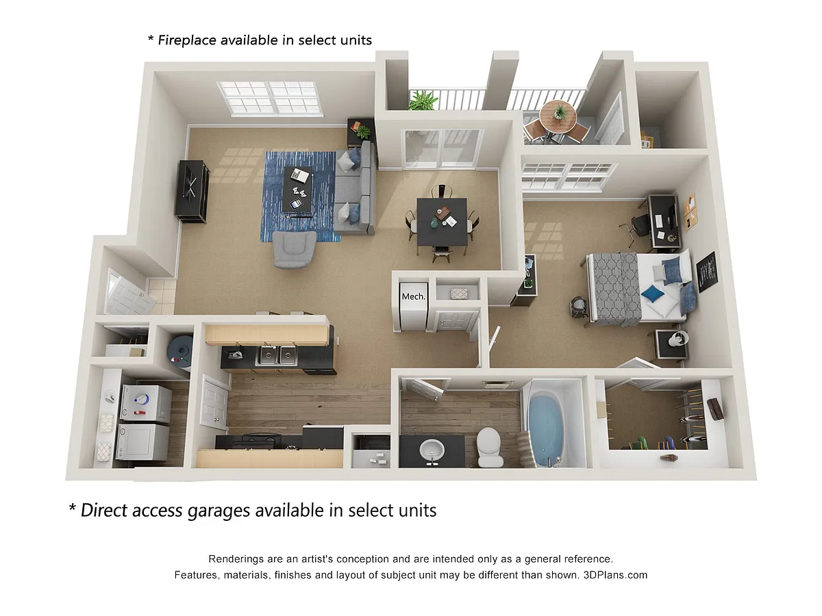 Floor plan Calla | Upgraded