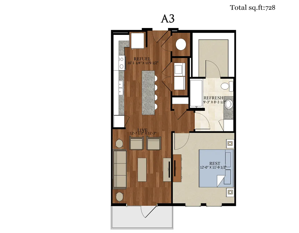 Floor plan A3