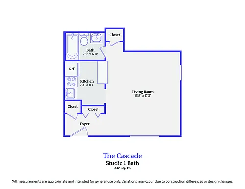 Floor plan The Cascade - Efficiency