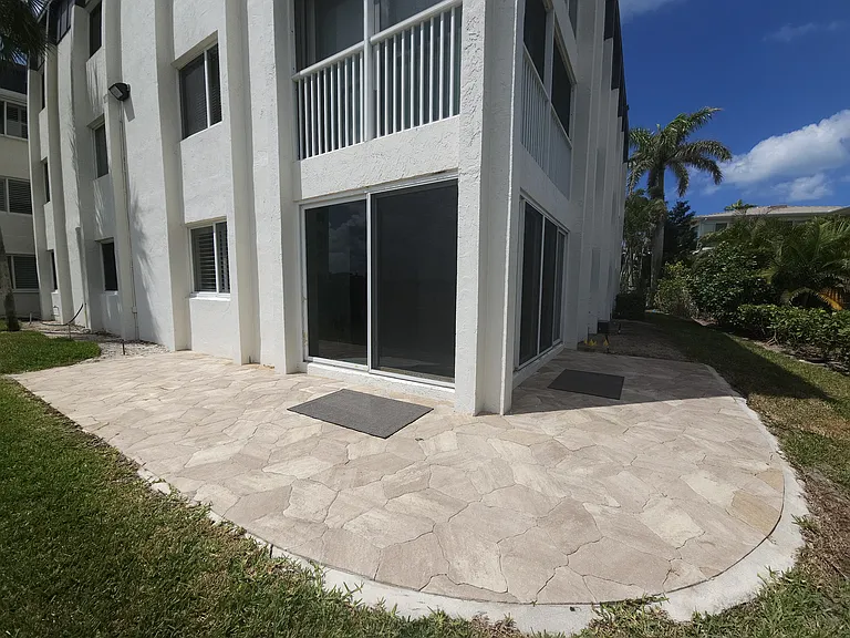 Patio outside D102