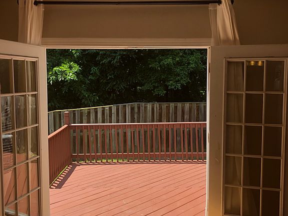 Family room leading to deck