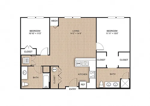 Floor plan B06/B07
