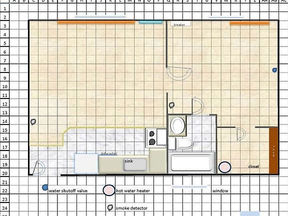 Similiar floor plan on all units