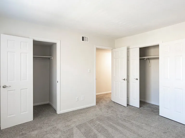 Lots of closet space in bedrooms