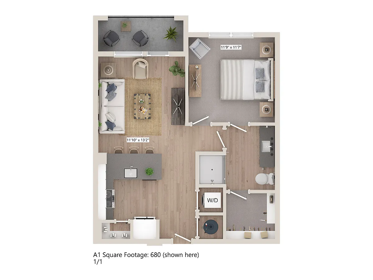 Floor plan A1