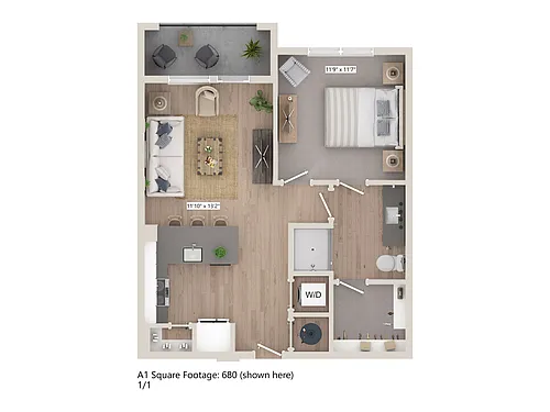 Floor plan A1