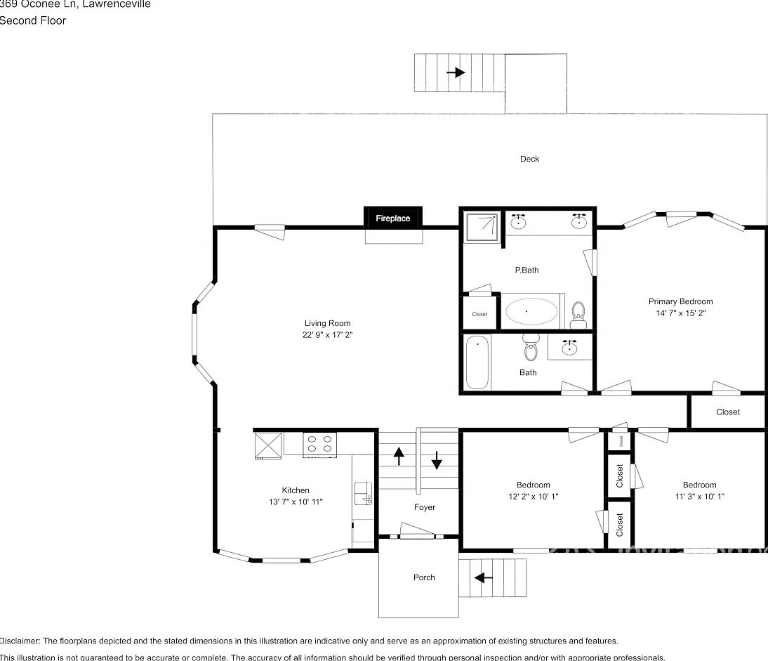 369 Oconee Ln Lawrenceville, GA 30043 — Photo 3