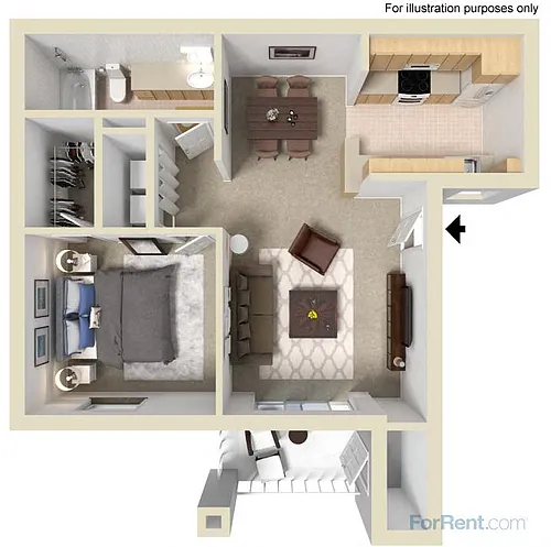 Floor plan 1A